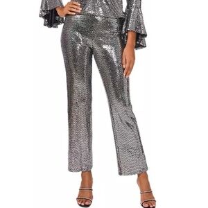 Sam & Jess
Women's Metallic Pull-On Straight-Leg Pants silver